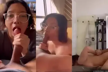 ABG Berkacamata Polos Colmek Horny Memek Basah Banjir